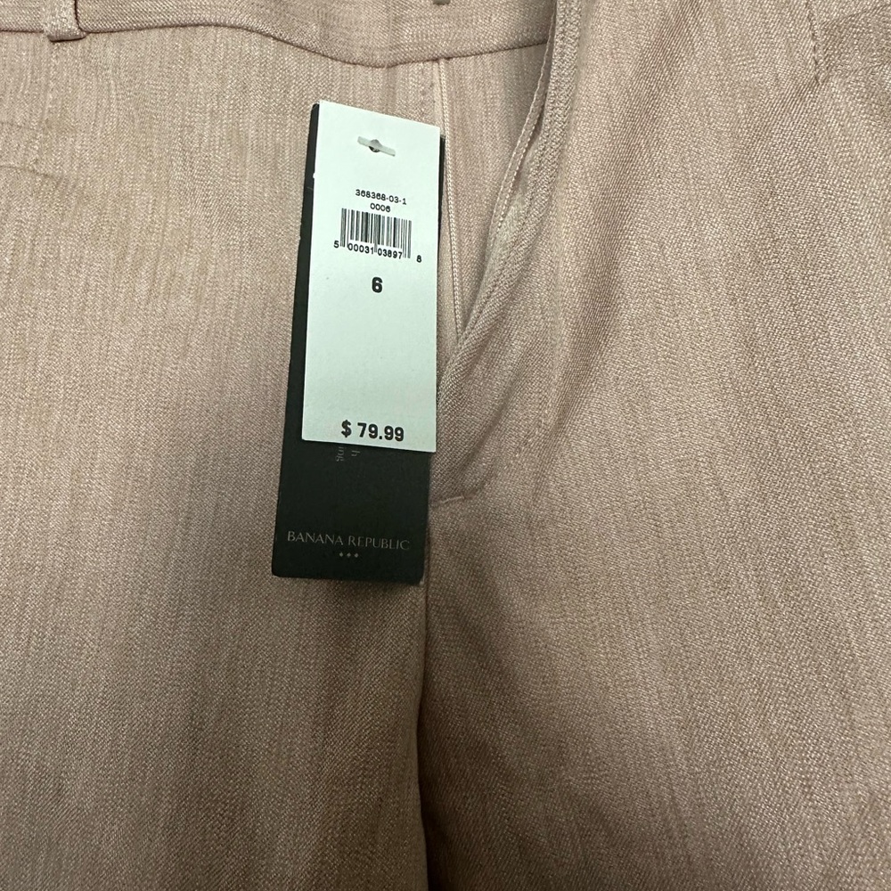 Banana Republic Pink Trousers Classic Straight-Leg - Picture 4 of 4